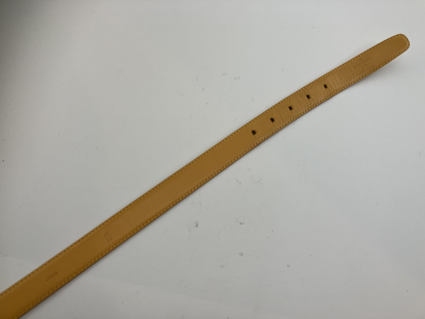 LOUIS VUITTON Santure Classic Belt R10051 CT1905 Total length 85cm Yellow