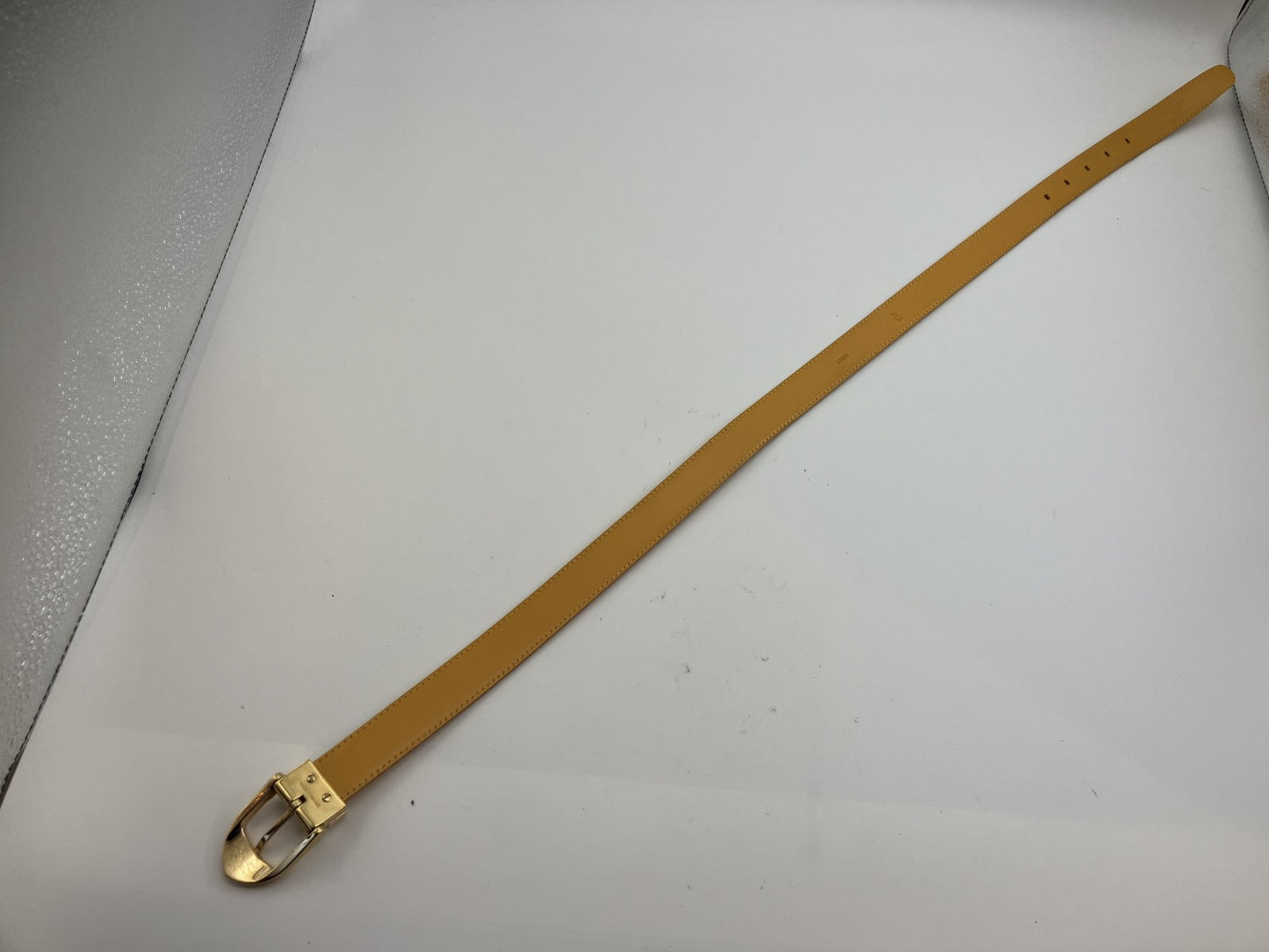 LOUIS VUITTON Santure Classic Belt R10051 CT1905 Total length 85cm Yellow