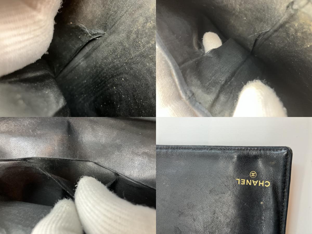 Chanel Caviar Skin Purse COCO Mark Black No. 4 4456605 Seal Included