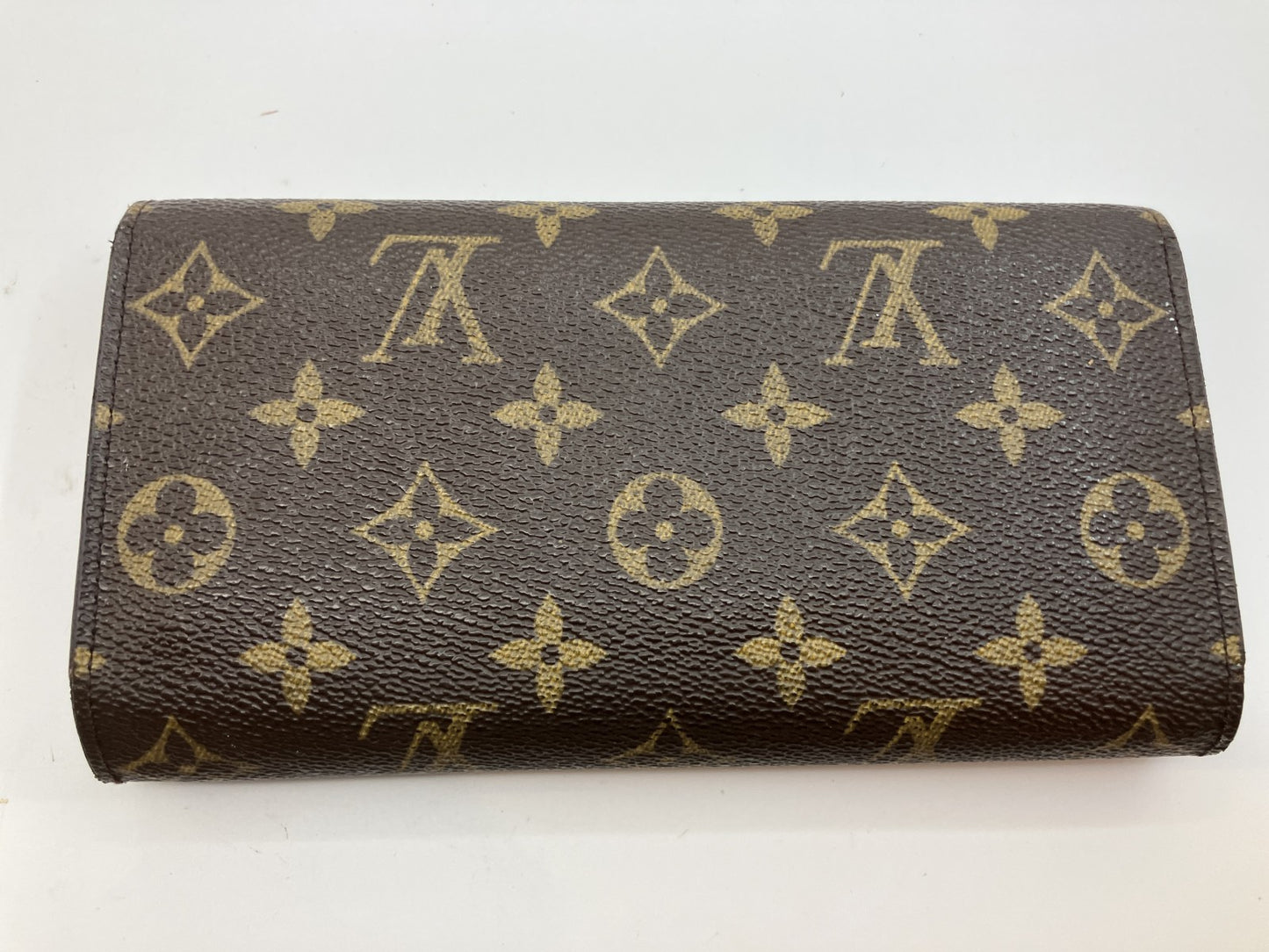 Louis Vuitton Monogram Portefeuille Tresor International Long Wallet M61215 Brown 19×10cm