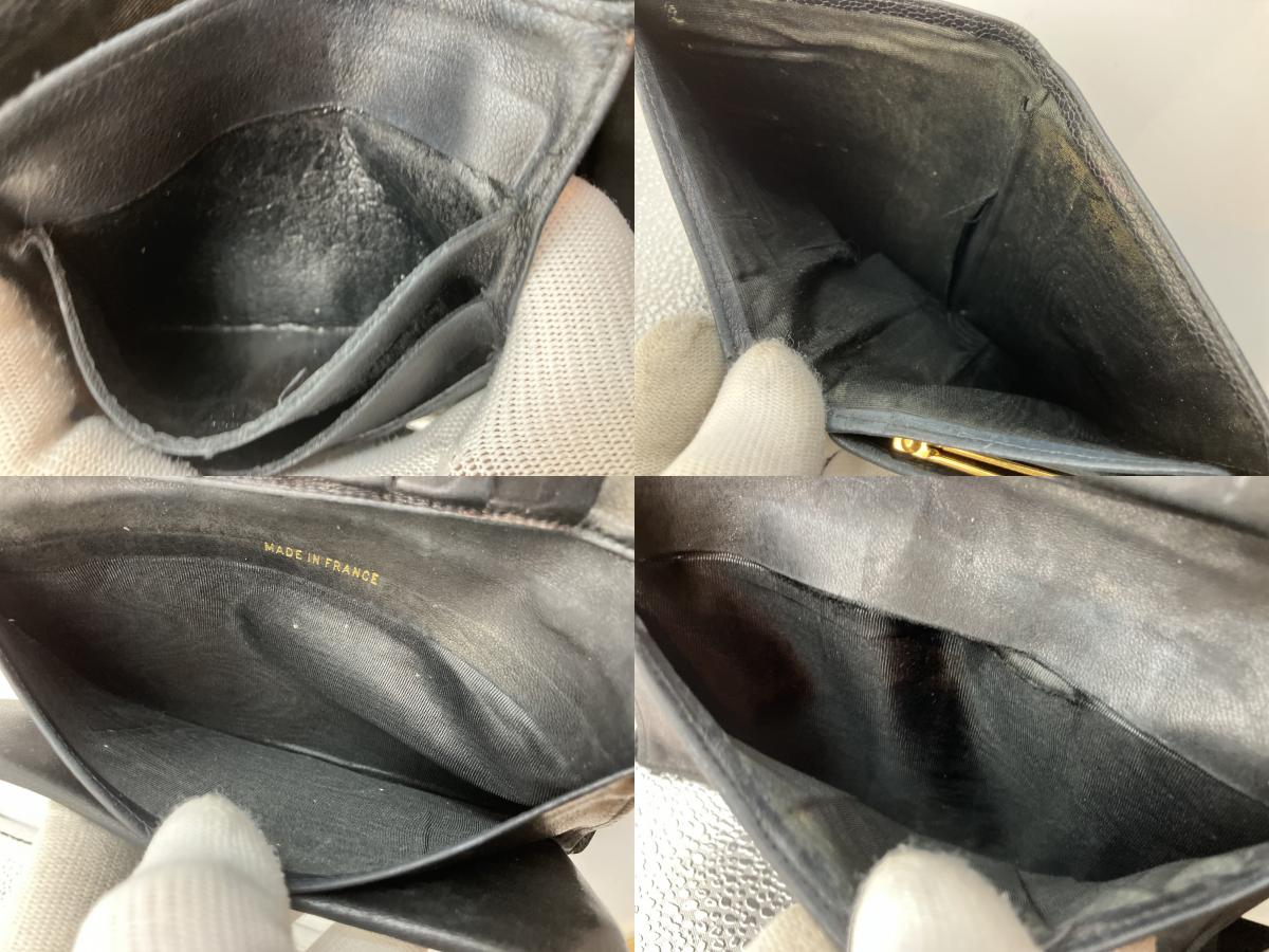 Chanel Caviar Skin Purse COCO Mark Black No. 4 4456605 Seal Included