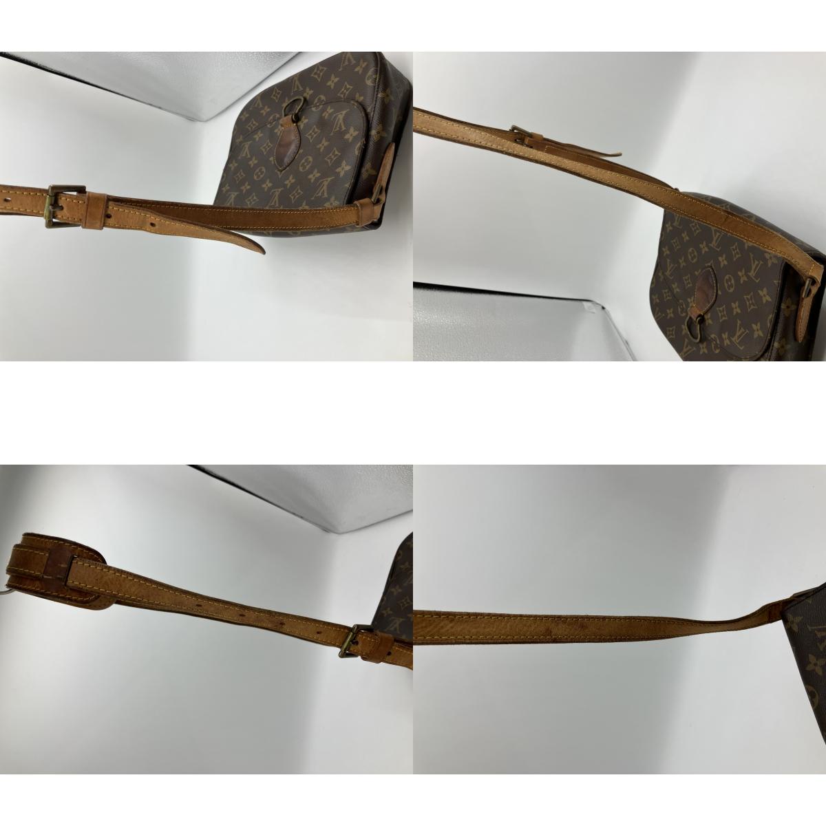 Louis Vuitton Saint Cloud MM M51243 Monogram Shoulder Bag 9811VI Brown