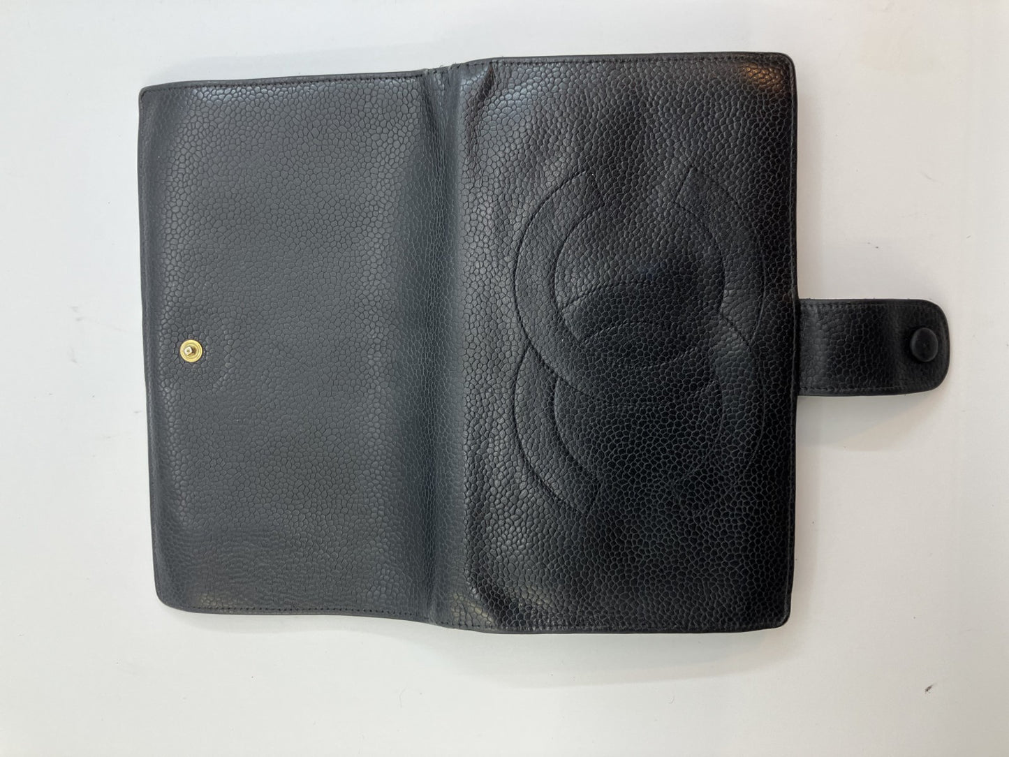 Chanel Caviar Skin Purse COCO Mark Black No. 4 4456605 Seal Included