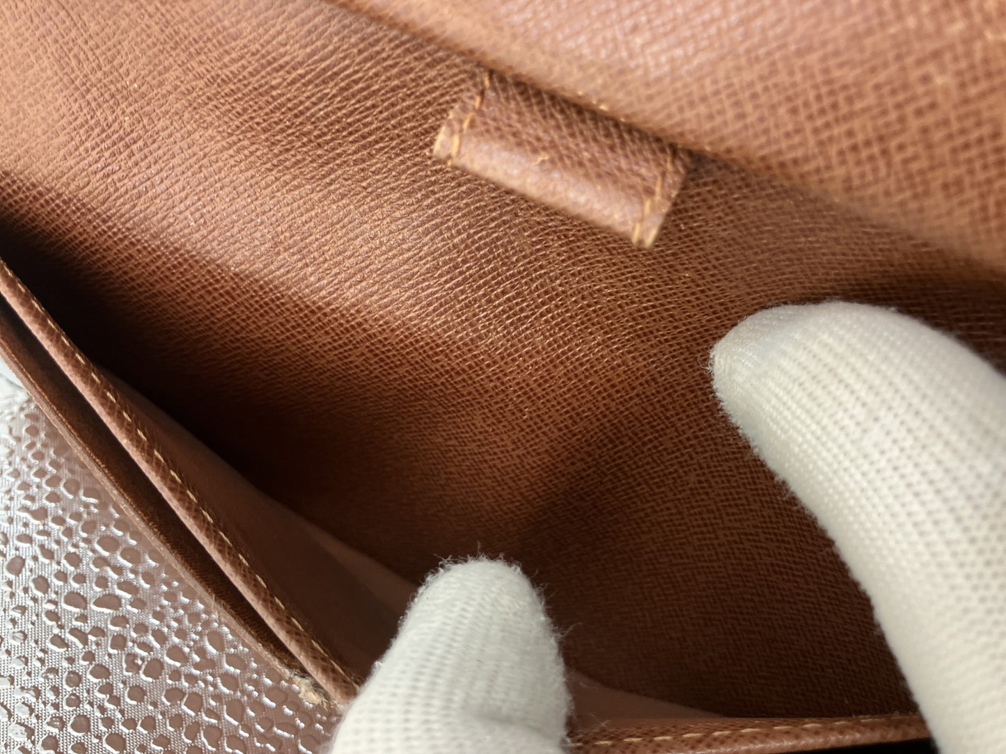 Louis Vuitton Monogram Portefeuille Tresor International Long Wallet M61215 Brown 19×10cm