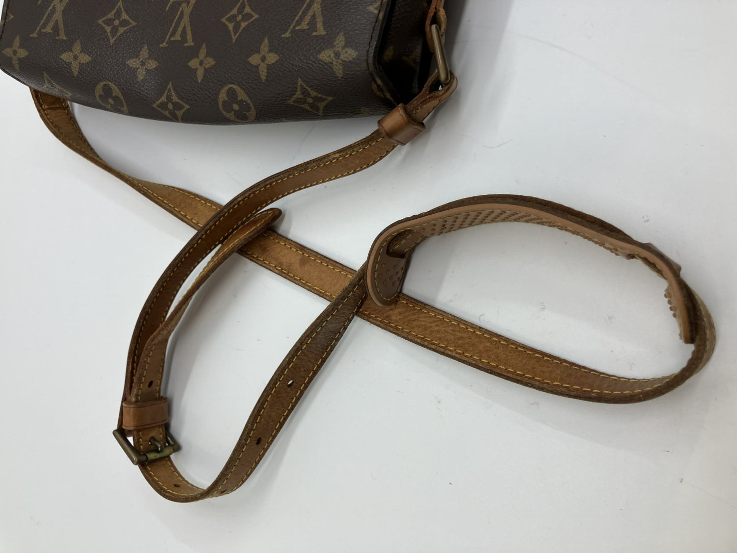 Louis Vuitton Saint Cloud MM M51243 Monogram Shoulder Bag 9811VI Brown