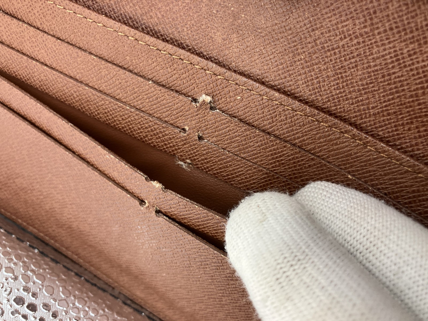 Louis Vuitton Monogram Portefeuille Tresor International Long Wallet M61215 Brown 19×10cm