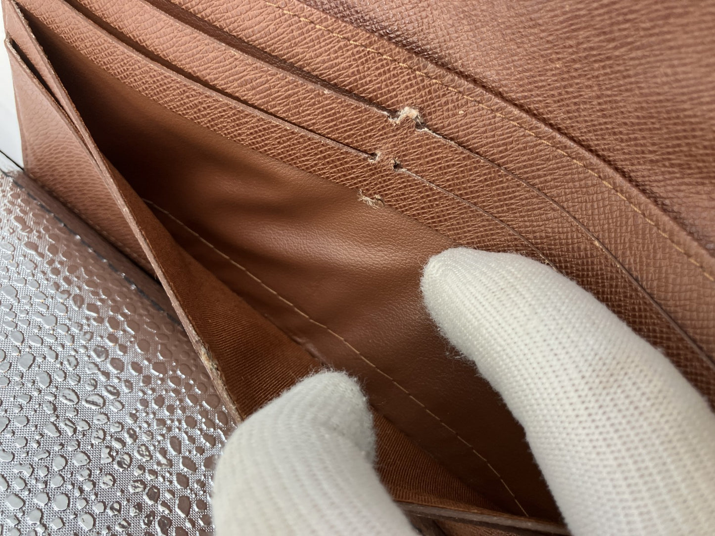 Louis Vuitton Monogram Portefeuille Tresor International Long Wallet M61215 Brown 19×10cm