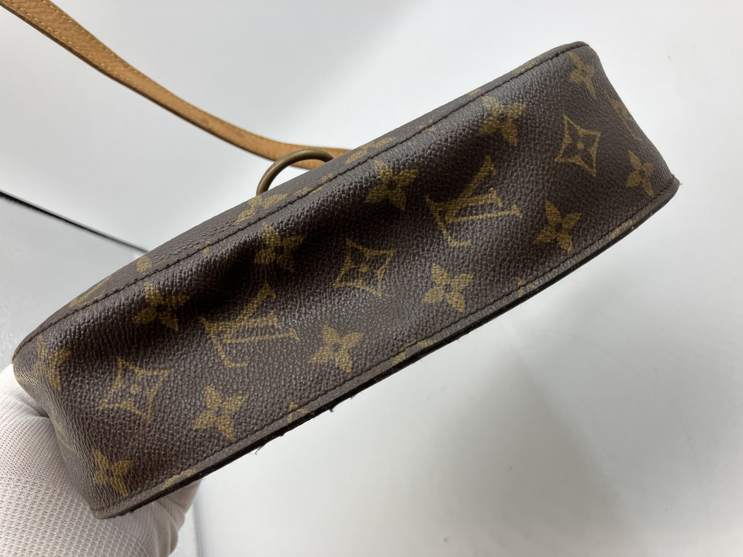 Louis Vuitton Saint Cloud MM M51243 Monogram Shoulder Bag 9811VI Brown