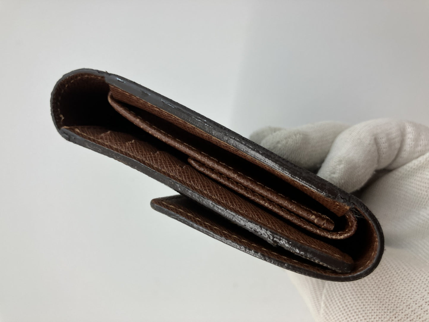 Louis Vuitton Monogram Portefeuille Tresor International Long Wallet M61215 Brown 19×10cm