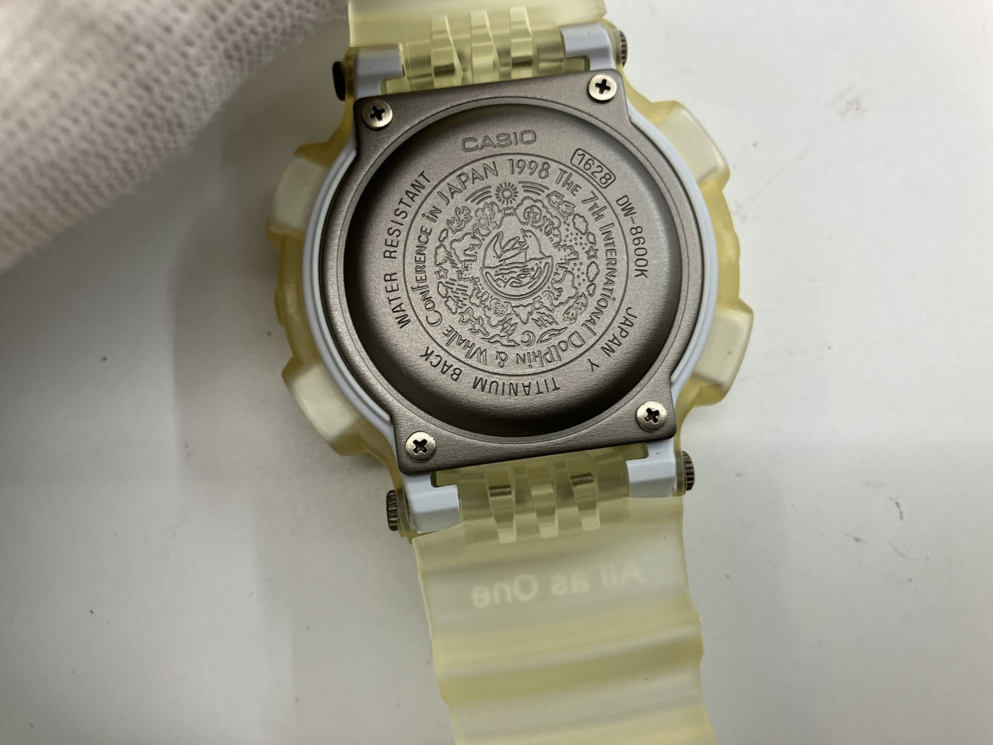 Casio G-Shock DW-8600K ICERC 1998 Whale Conference Model Titanium Back Box and Manual Included