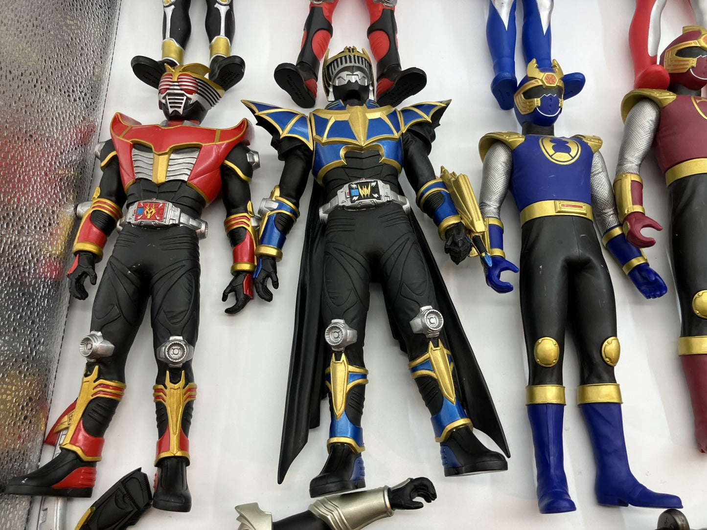 Soft Vinyl Ranger & Kamen Rider Figure Set (12 Large - Height: 30 cm, 1 Small - Height: 17 cm) -
