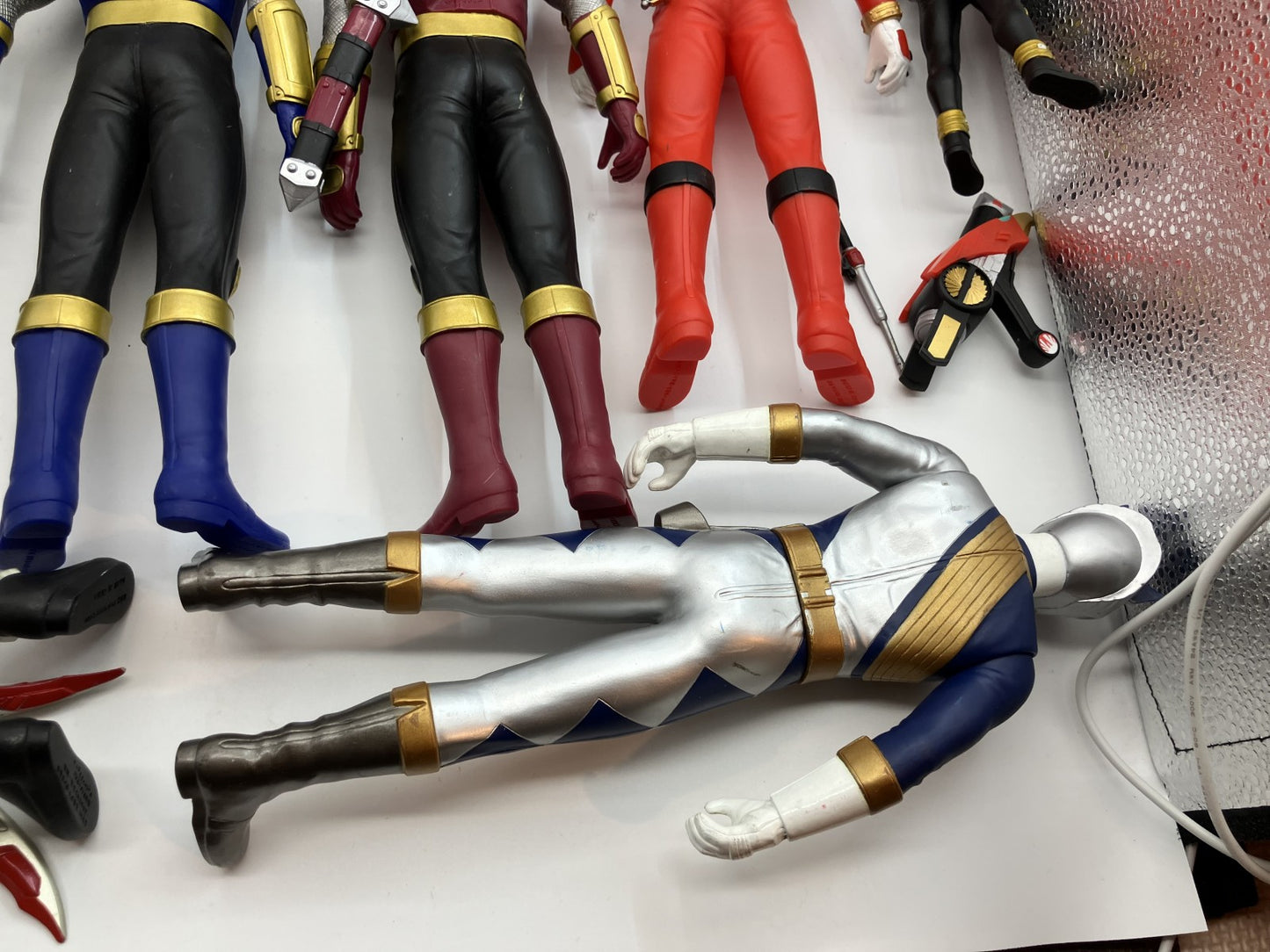 Soft Vinyl Ranger & Kamen Rider Figure Set (12 Large - Height: 30 cm, 1 Small - Height: 17 cm) -