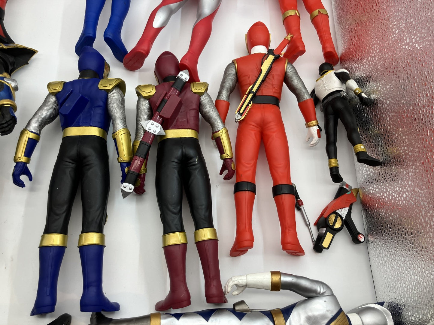 Soft Vinyl Ranger & Kamen Rider Figure Set (12 Large - Height: 30 cm, 1 Small - Height: 17 cm) -