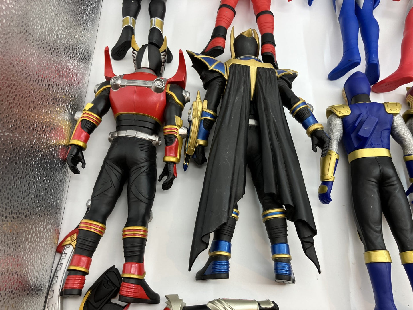 Soft Vinyl Ranger & Kamen Rider Figure Set (12 Large - Height: 30 cm, 1 Small - Height: 17 cm) -