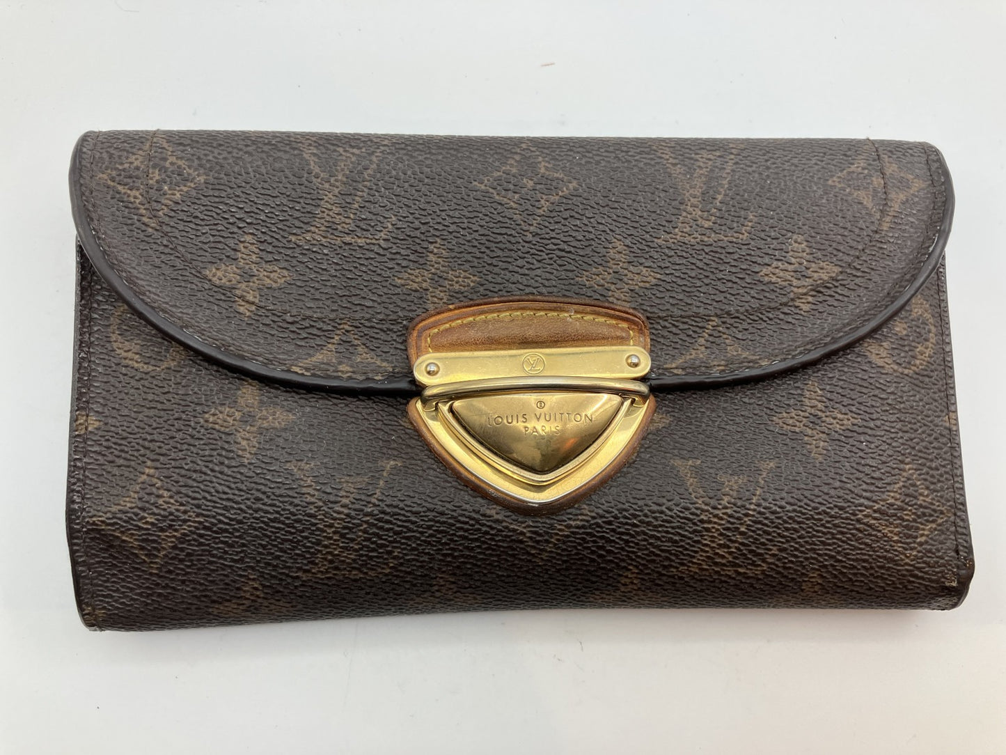 Louis Vuitton 3-fold long wallet Monogram 19x10cm Portefeuille Eugenie