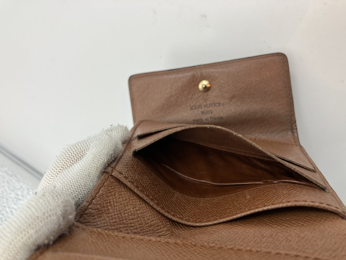 Louis Vuitton Monogram M61652 Porte-Monnaie Billets Cartes credits Trifold Wallet -