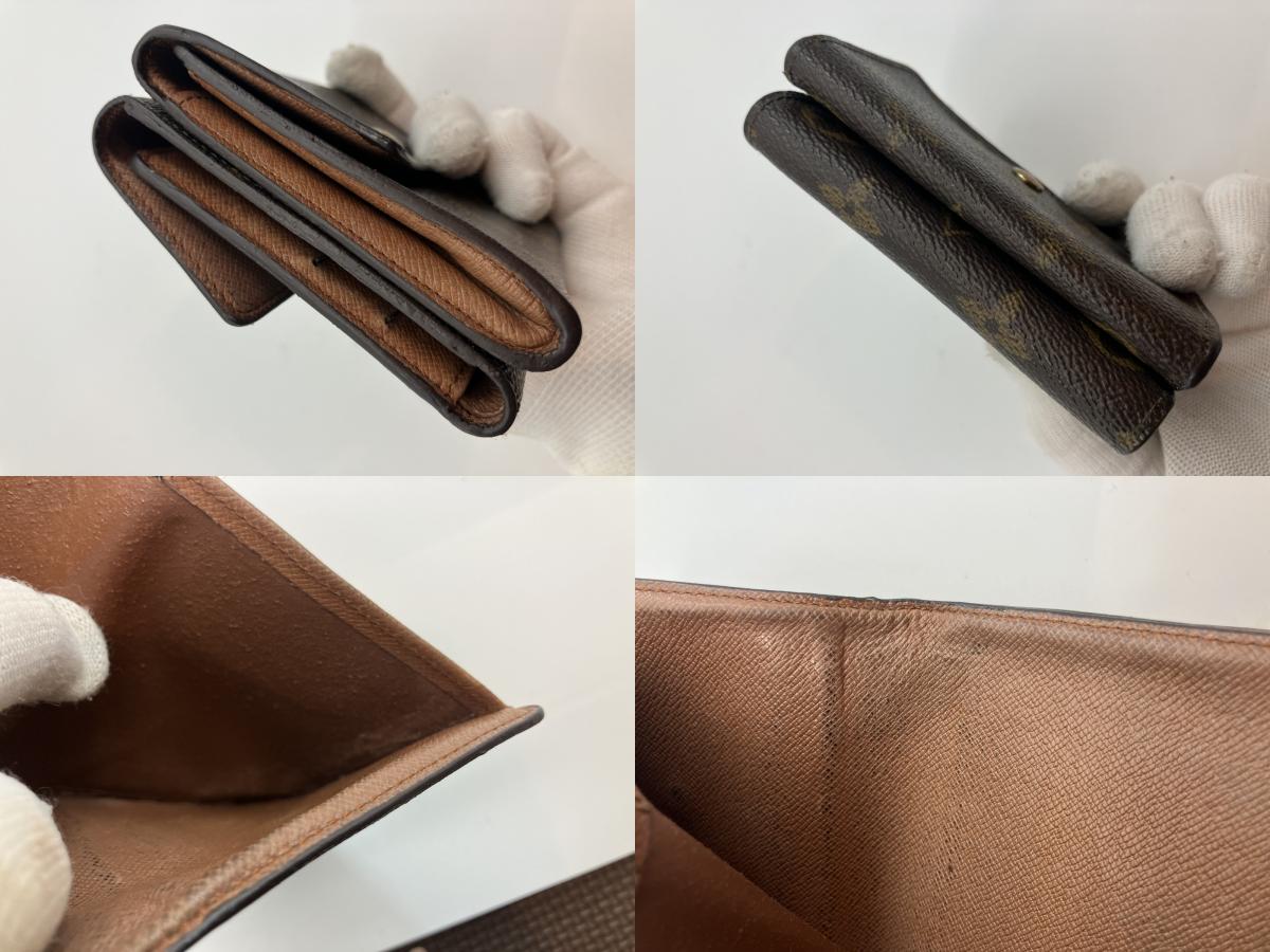 Louis Vuitton Monogram M61652 Porte-Monnaie Billets Cartes credits Trifold Wallet -