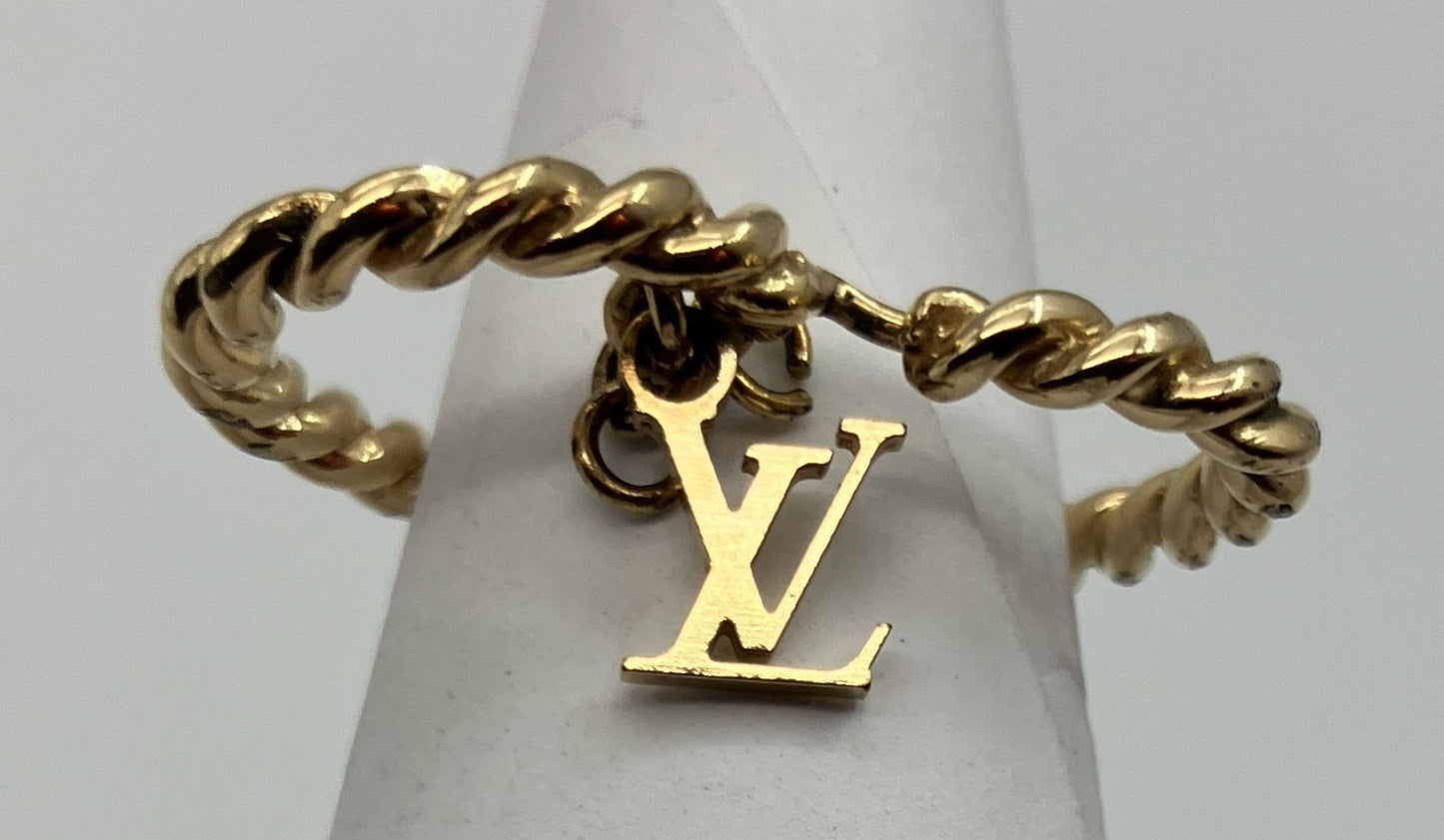 Louis Vuitton Earrings - Gold - No Earring Backs, Missing Parts -