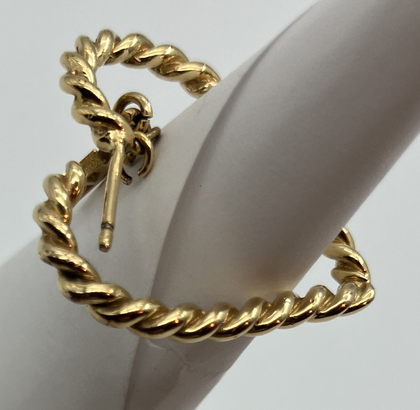 Louis Vuitton Earrings - Gold - No Earring Backs, Missing Parts -