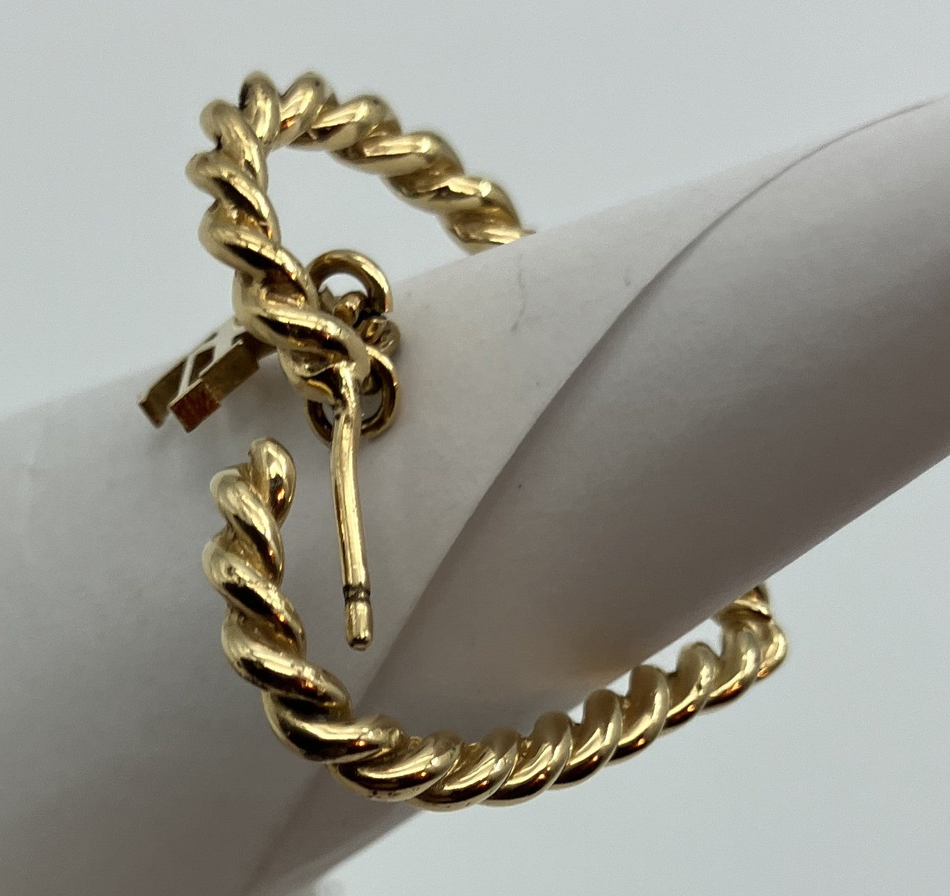 Louis Vuitton Earrings - Gold - No Earring Backs, Missing Parts -