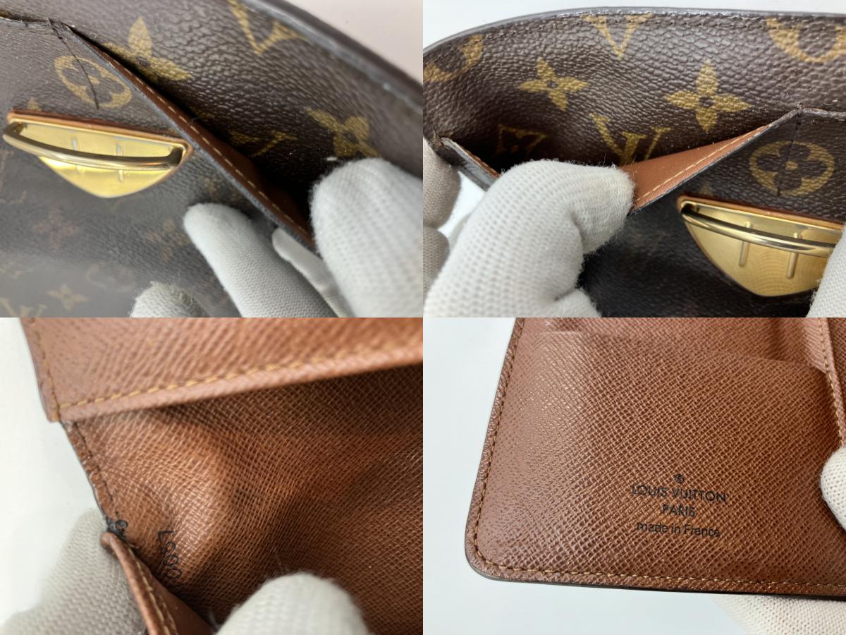 Louis Vuitton 3-fold long wallet Monogram 19x10cm Portefeuille Eugenie