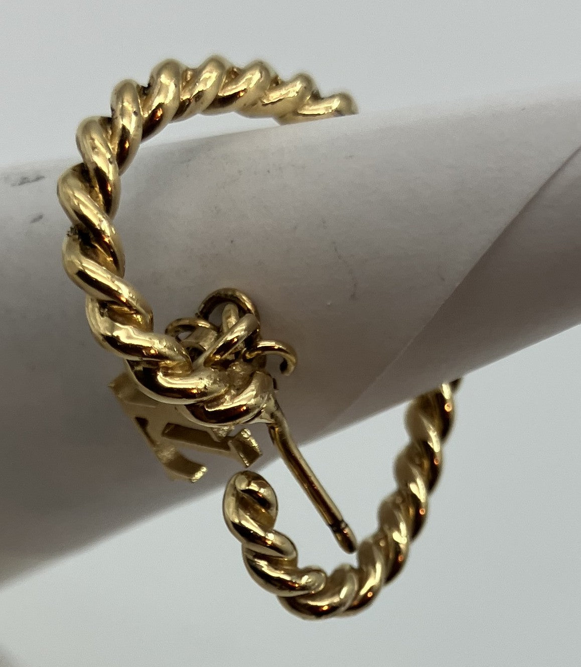 Louis Vuitton Earrings - Gold - No Earring Backs, Missing Parts -