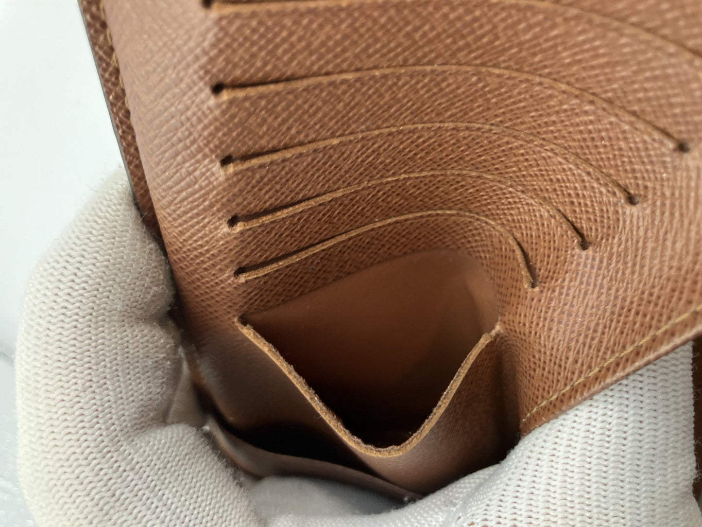 Louis Vuitton 3-fold long wallet Monogram 19x10cm Portefeuille Eugenie