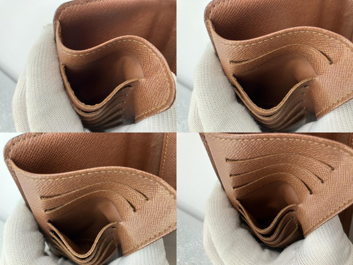 Louis Vuitton 3-fold long wallet Monogram 19x10cm Portefeuille Eugenie