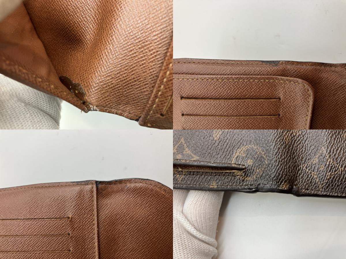 Louis Vuitton 3-fold long wallet Monogram 19x10cm Portefeuille Eugenie