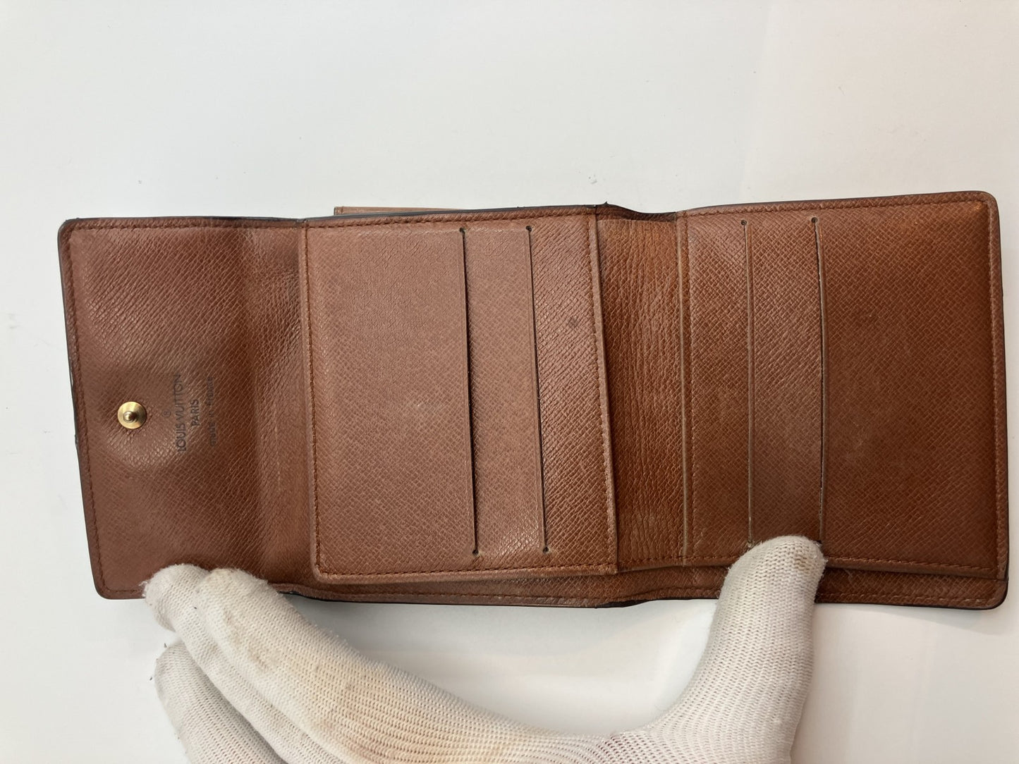 Louis Vuitton Monogram M61652 Porte-Monnaie Billets Cartes credits Trifold Wallet -