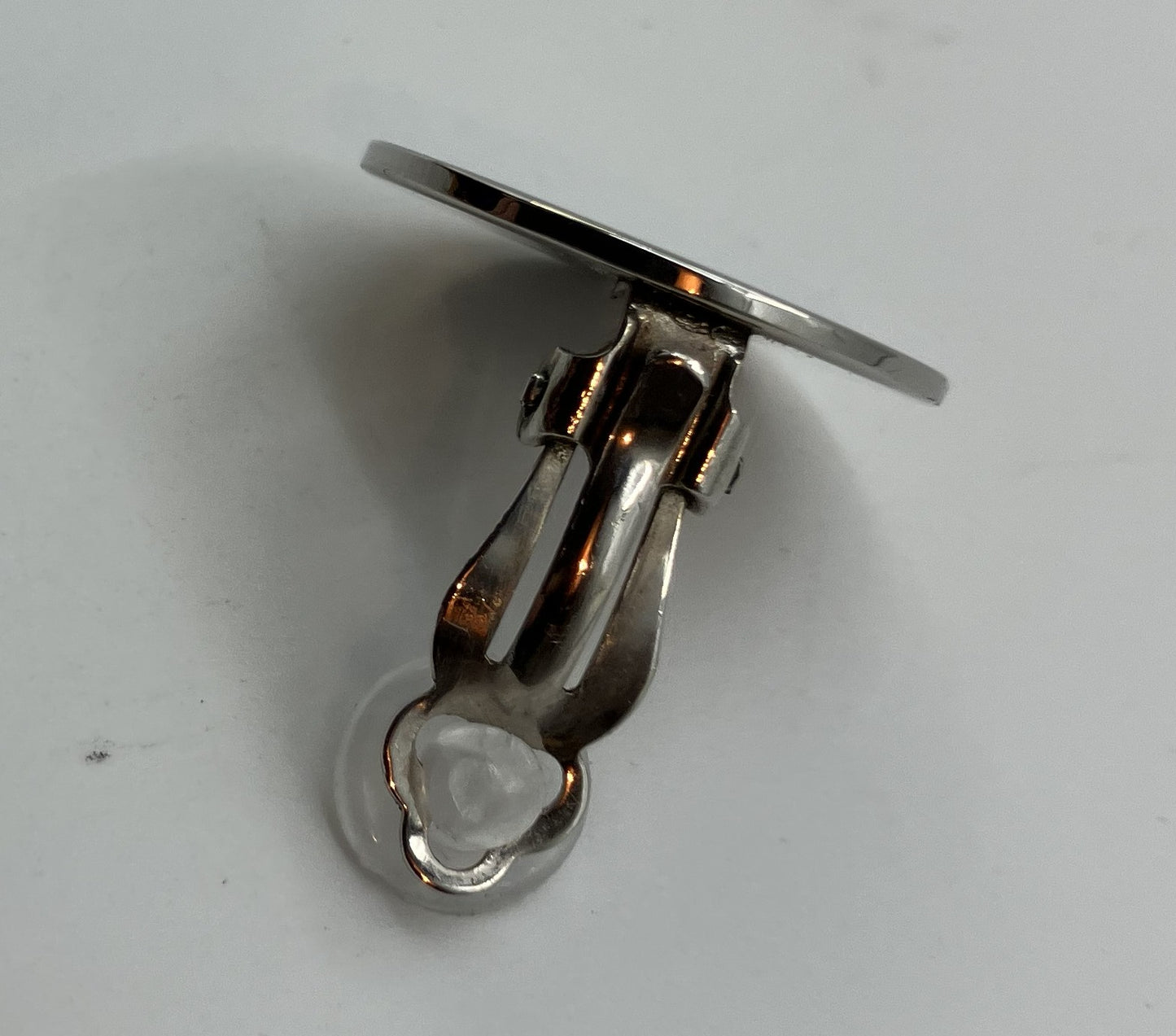 Hermes Earring Silver Diameter 2cm
