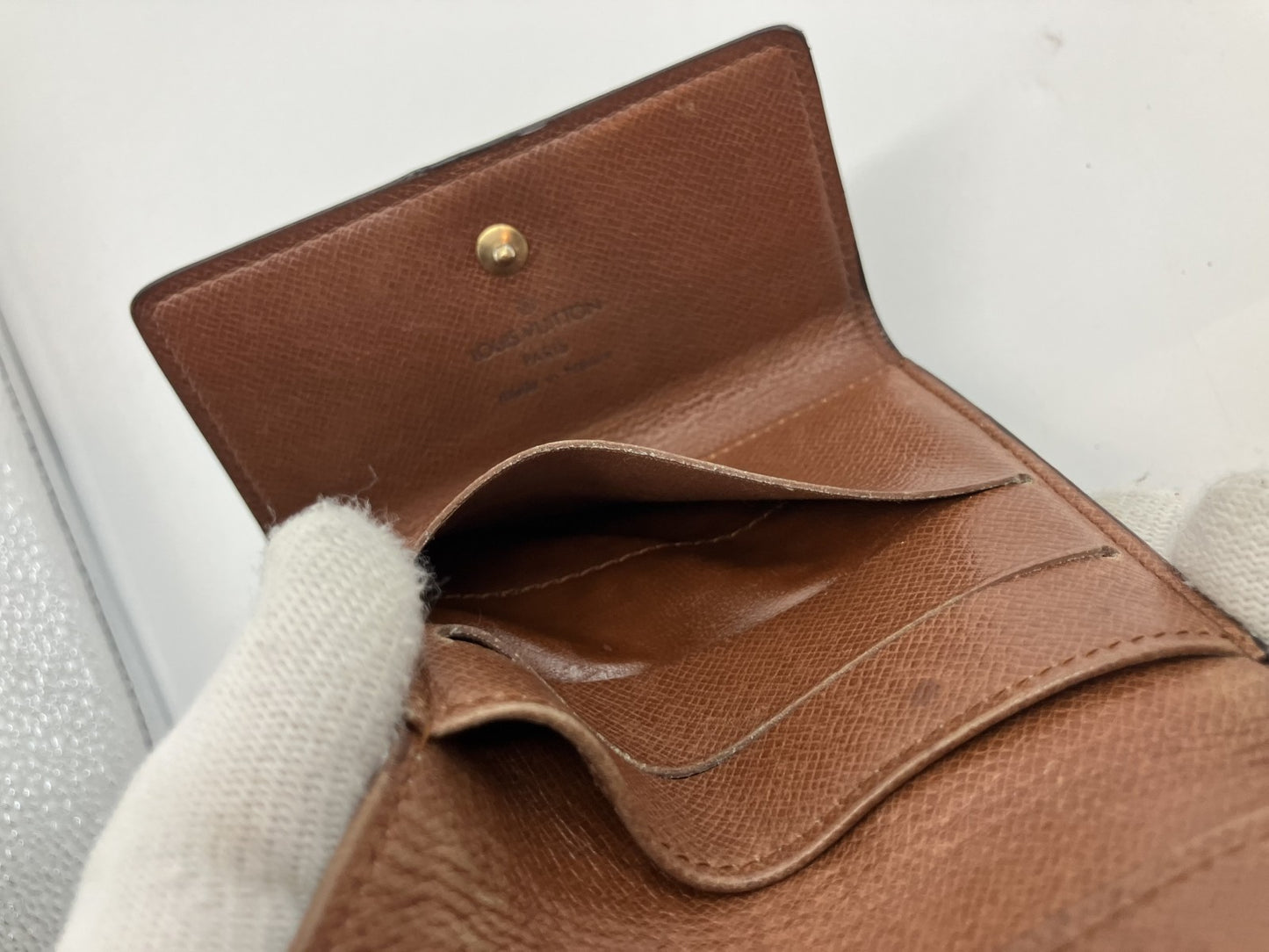 Louis Vuitton Monogram M61652 Porte-Monnaie Billets Cartes credits Trifold Wallet -