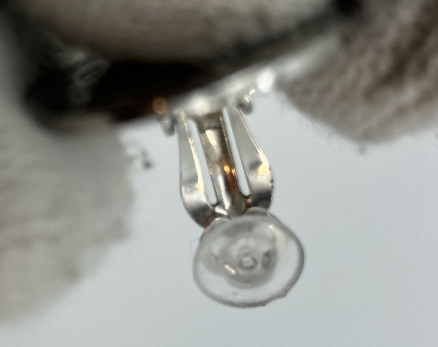 Hermes Earring Silver Diameter 2cm