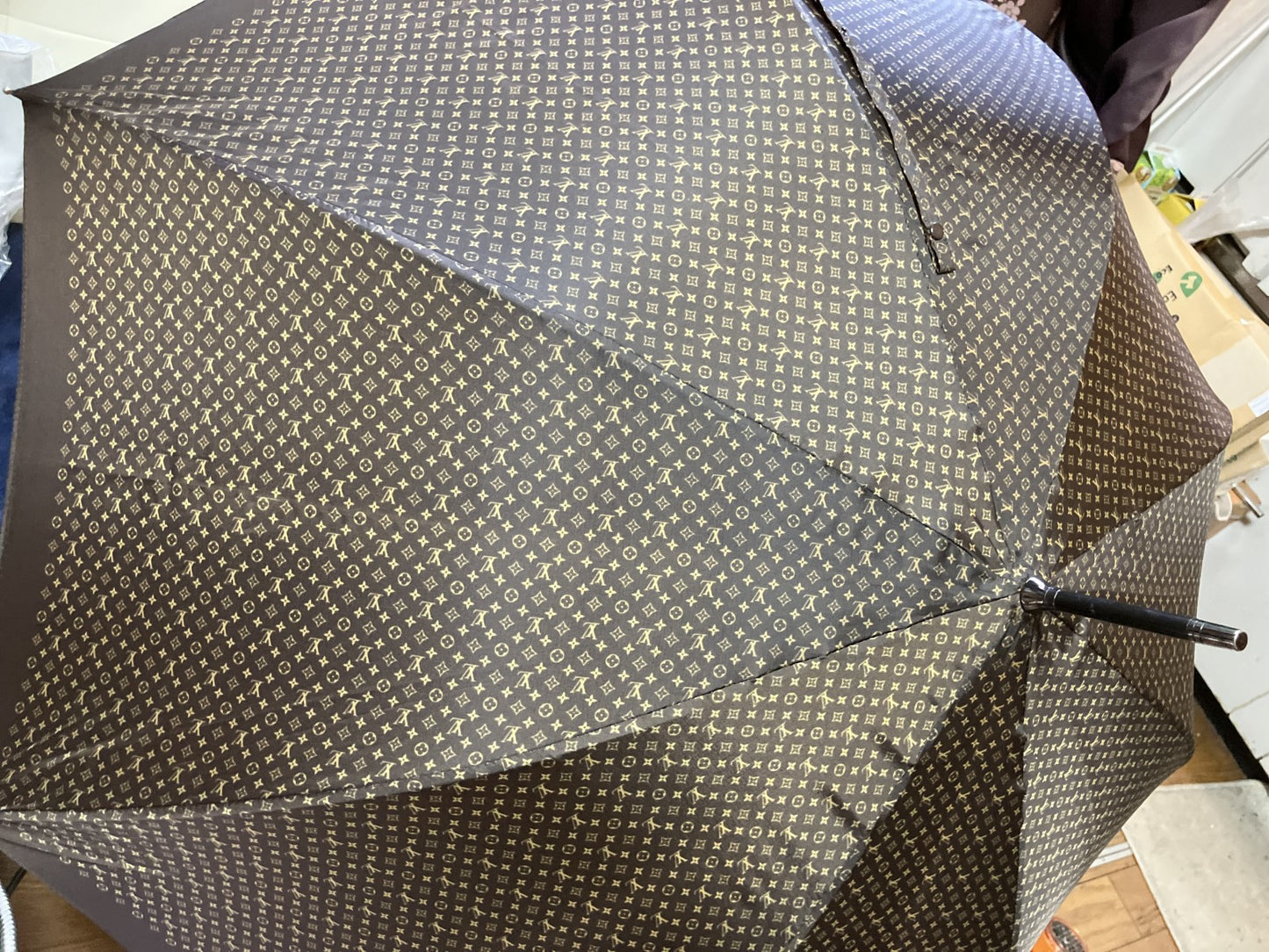 LOUIS VUITTON Monogram Umbrella Brown