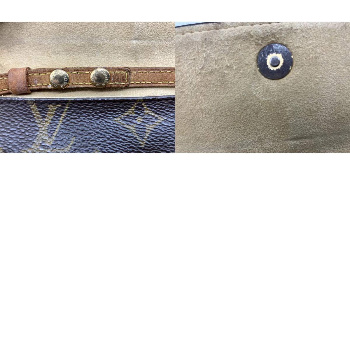 Louis Vuitton Pochette Twin PM M51854 Monogram Shoulder Bag RA1212 Brown