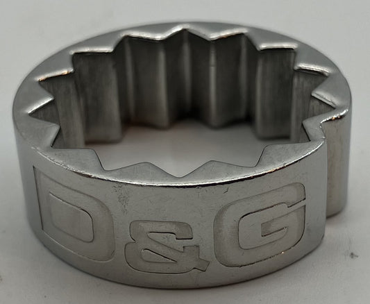 ＤＯＬＣＥ＆ＧＡＢＢＡＮＡ Ｄ＆Ｇ リング(JP 20)(EU 60)(US 9.5) ８７Ｒ シルバー 送料無料