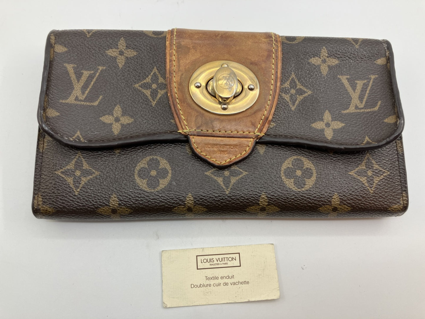 Louis Vuitton Bi-fold Long Wallet Monogram 20.5x11.5cm Portefeuille Boetie Monogram M63220