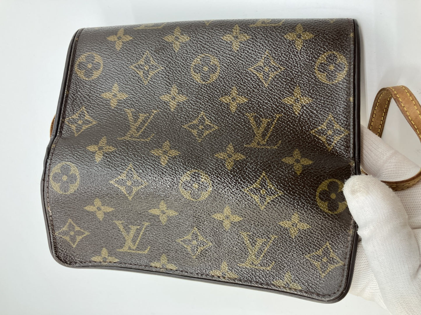 Louis Vuitton Pochette Twin PM M51854 Monogram Shoulder Bag RA1212 Brown