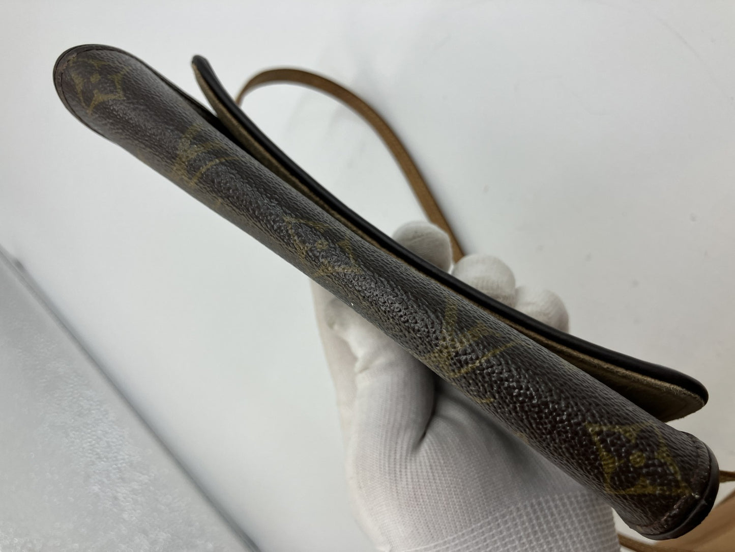 Louis Vuitton Pochette Twin PM M51854 Monogram Shoulder Bag RA1212 Brown