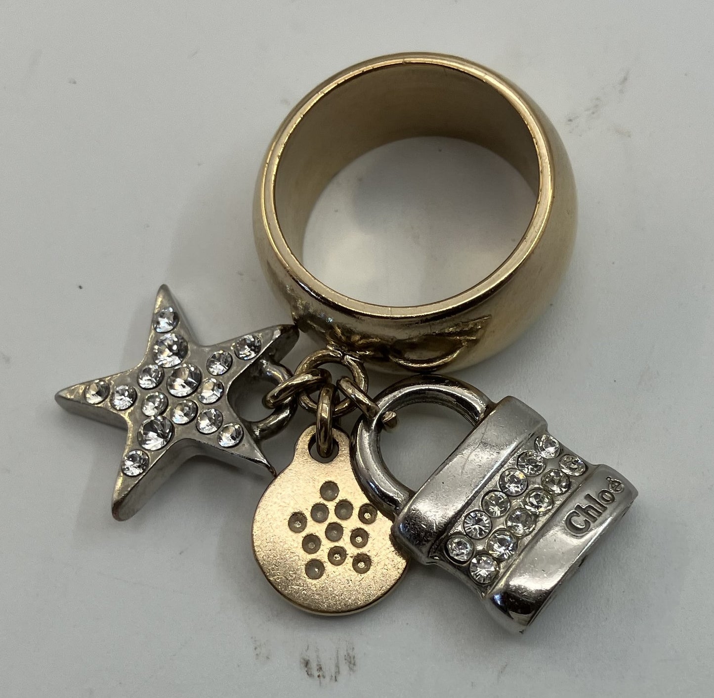 Chloe Ring (JP 13) (US 7) (EU 53) Gold &amp; Silver 