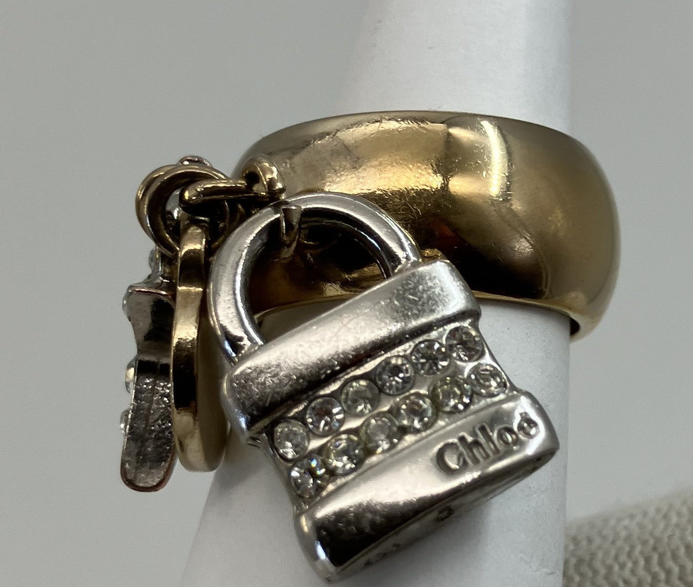 Chloe Ring (JP 13) (US 7) (EU 53) Gold &amp; Silver 