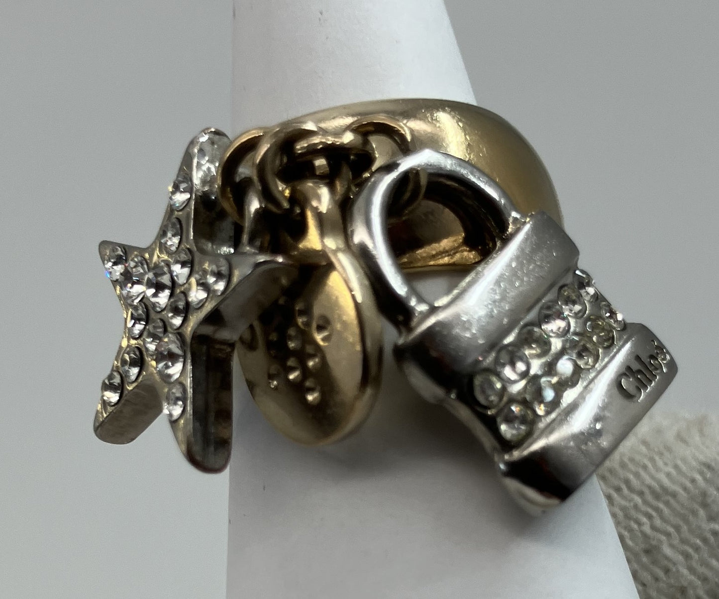 Chloe Ring (JP 13) (US 7) (EU 53) Gold &amp; Silver 