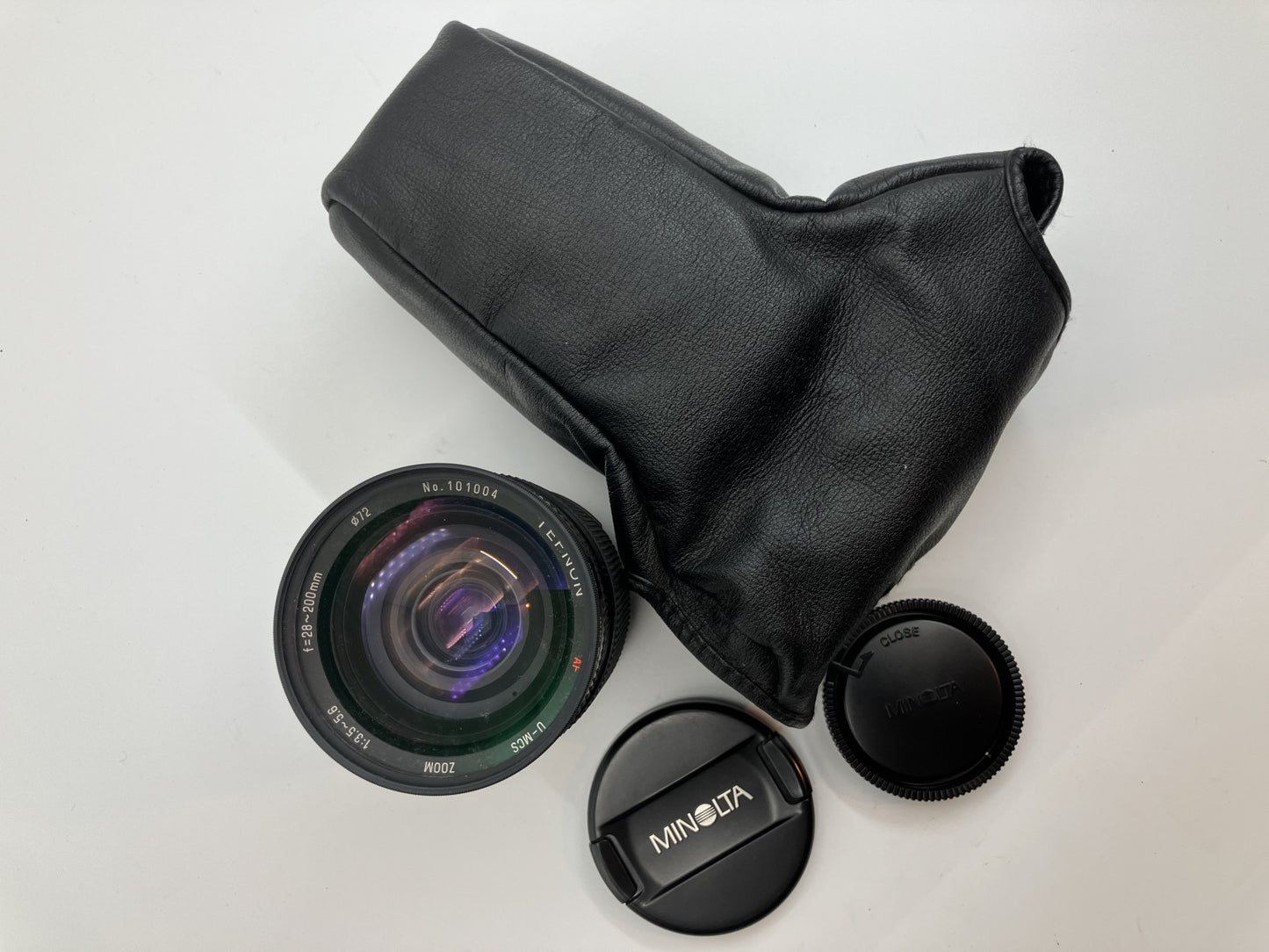 TEFNON 28-200mm F3.5-5.6 AF Zoom Lens for MINOLTA (with KENKO Skylight Filter) -