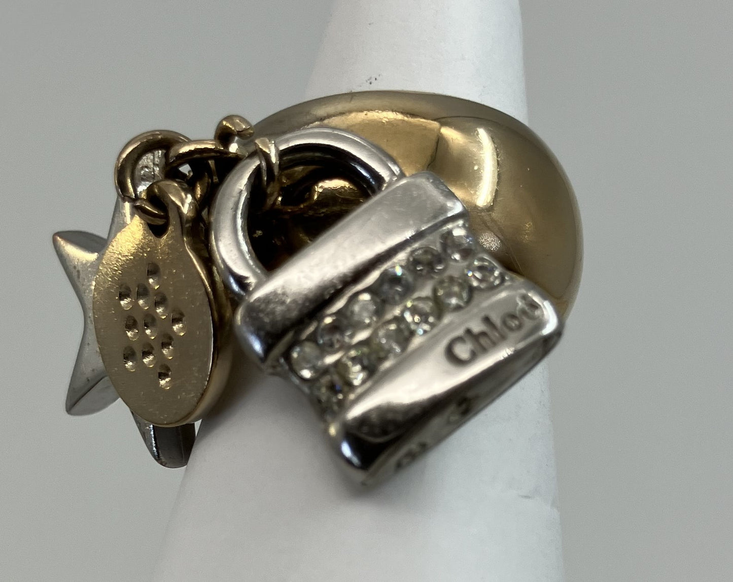 Chloe Ring (JP 13) (US 7) (EU 53) Gold &amp; Silver 