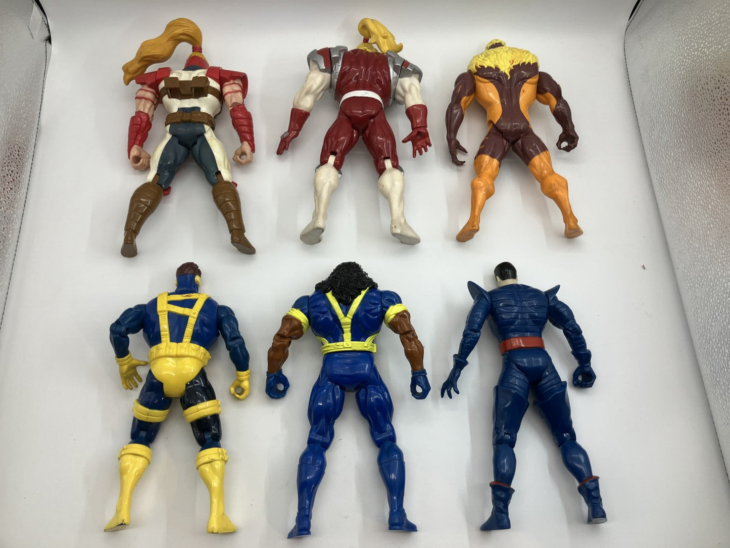 X-Men Action Figure 6-Piece Set - Marvel: Cable, Omega Red, Cyclops, Bishop, Sabretooth, Mr. Sinister - 25窶・8 cm -