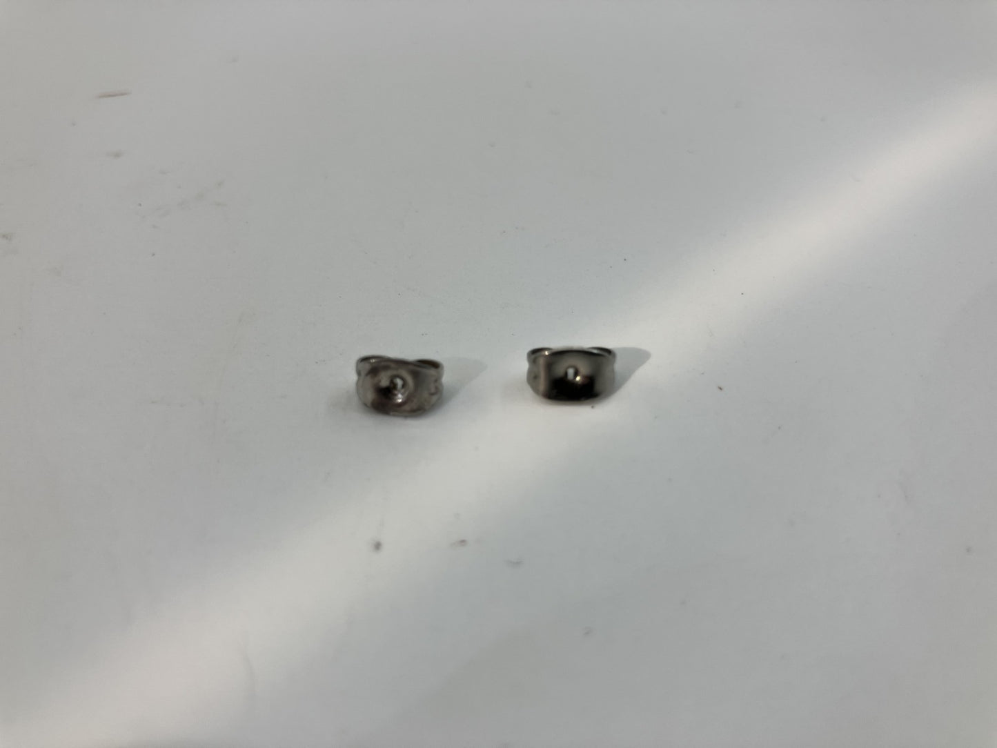 CHANEL Coco Mark Square Earrings Gold Black Vintage 26.8mm Authentic France