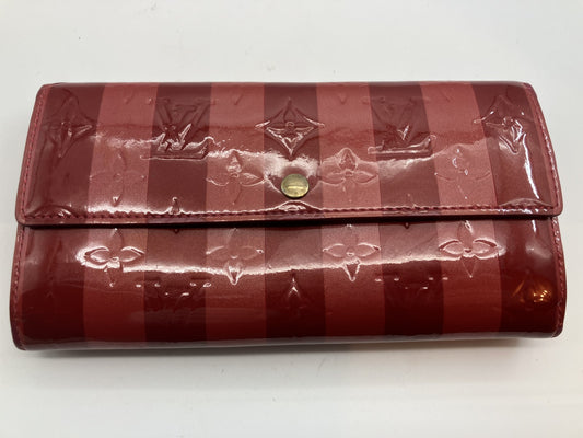 Louis Vuitton Vernis Portefeuille Sarah Long Wallet Pomme d'Amour M91716 -