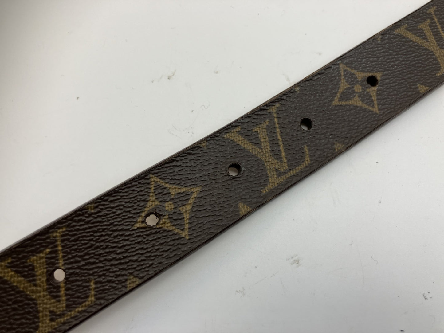 LOUIS VUITTON Monogram Belt Total length 100cm (39.37 inch) Width 3cm (1.18 inch) Free shipping 