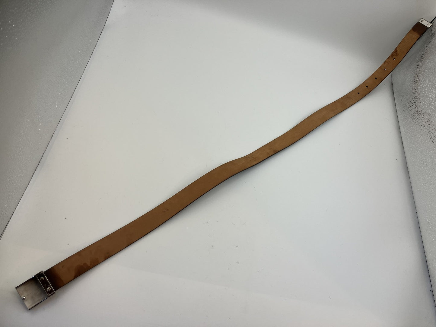 LOUIS VUITTON Monogram Belt Length 100cm(39.37 inch) Width 3cm(1.18 inch)