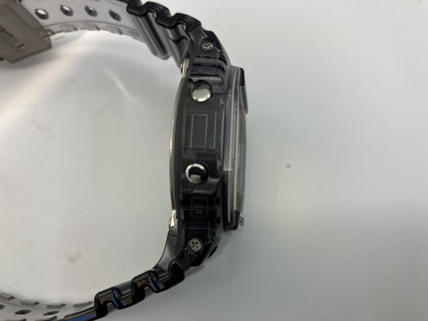 CASIO G-SHOCK DW-5600TLS-8JF Transparent Grey Limited Edition Digital Watch Box & Papers